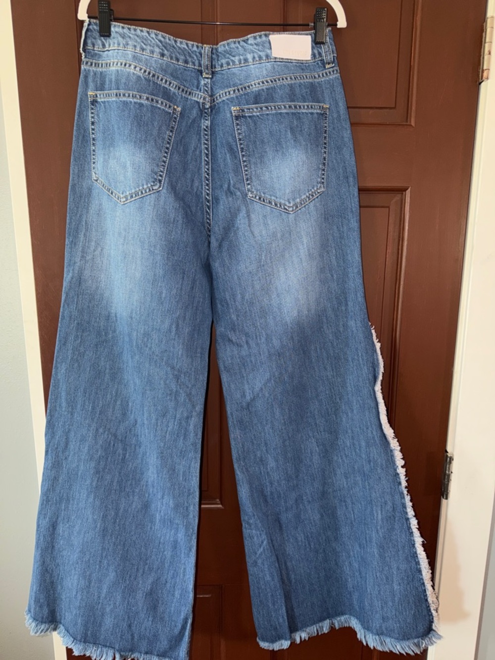 Distressed Light Blue Wide-Leg Jeans by Rue21 - Picture 5 of 7